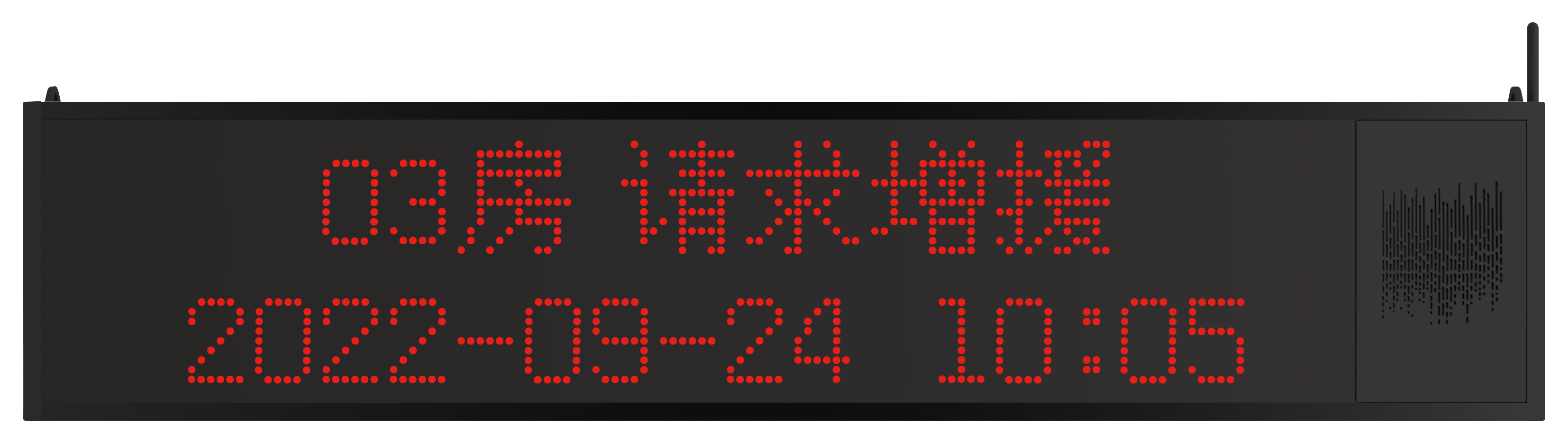 单面点阵信息主机W601J-9601